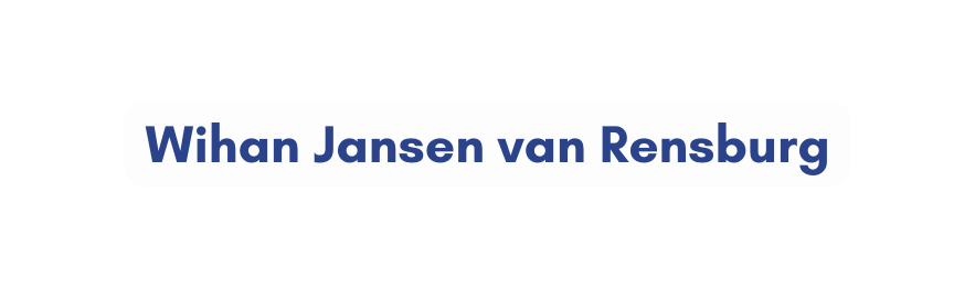 Wihan Jansen van Rensburg